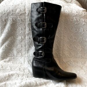 Franco Sarto black boots, size 8 1/2